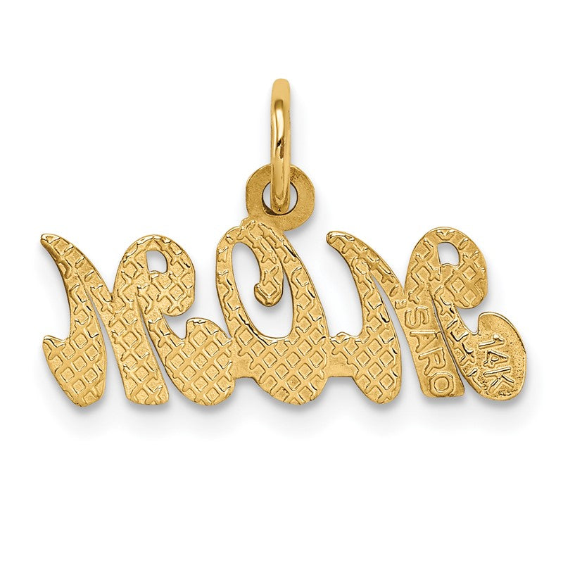 14k MOM Charm K2632