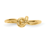 14k Polished Knot Ring R618