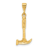 14k Hammer Charm A2201