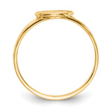 14k Polished Angel Ring R422