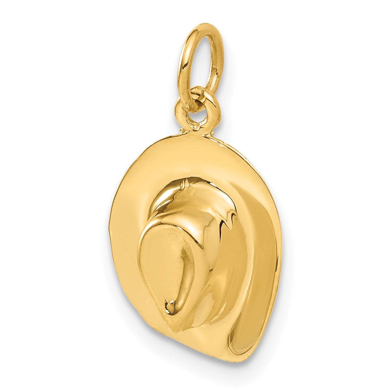 14k 3-D Cowboy Hat Charm A0562/L