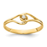 14k Polished A Diamond Fancy Ring X5268A
