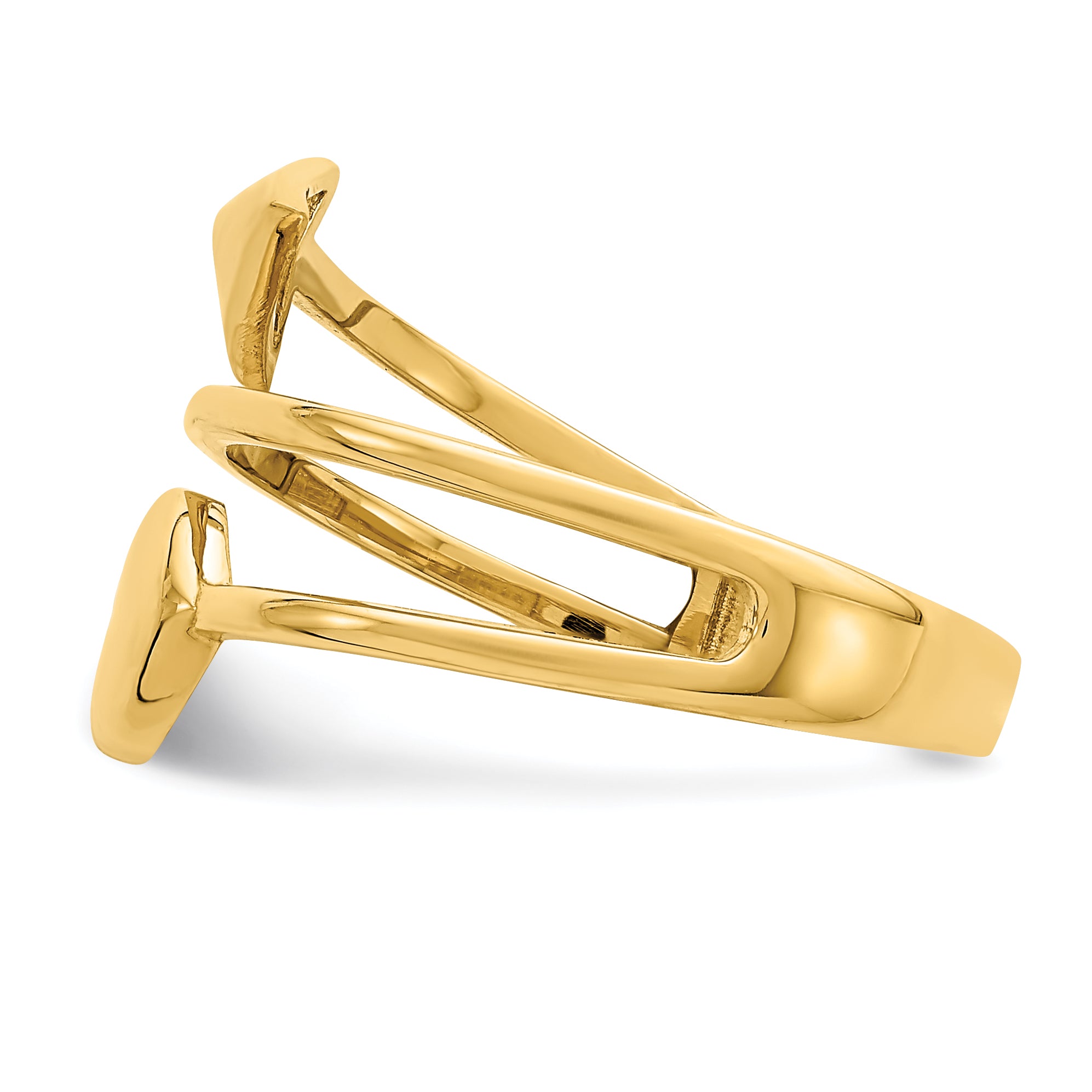 14K Heart and Arrow Ring R653