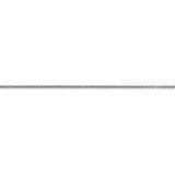 14K White Gold 14 inch .9mm Cable with Lobster Clasp Chain PEN75L