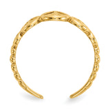 14k Peace Sign Toe Ring D1959