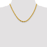 14K 26 inch 4.75mm Semi Solid Rope with Lobster Clasp Chain BC169