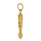 14k 3-D Nefertiti Pendant C3068