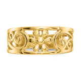 14k Floral Toe Ring C2062