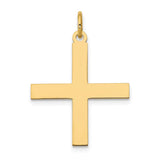 14K Laser Designed Greek Cross Pendant XR977