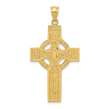 14k Celtic Cross Pendant C895