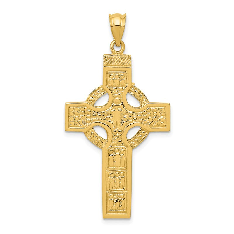 14k Celtic Cross Pendant C895