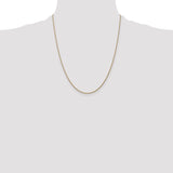 14K 10 inch 1.05mm Diamond-cut Spiga with Lobster Clasp Anklet PEN157