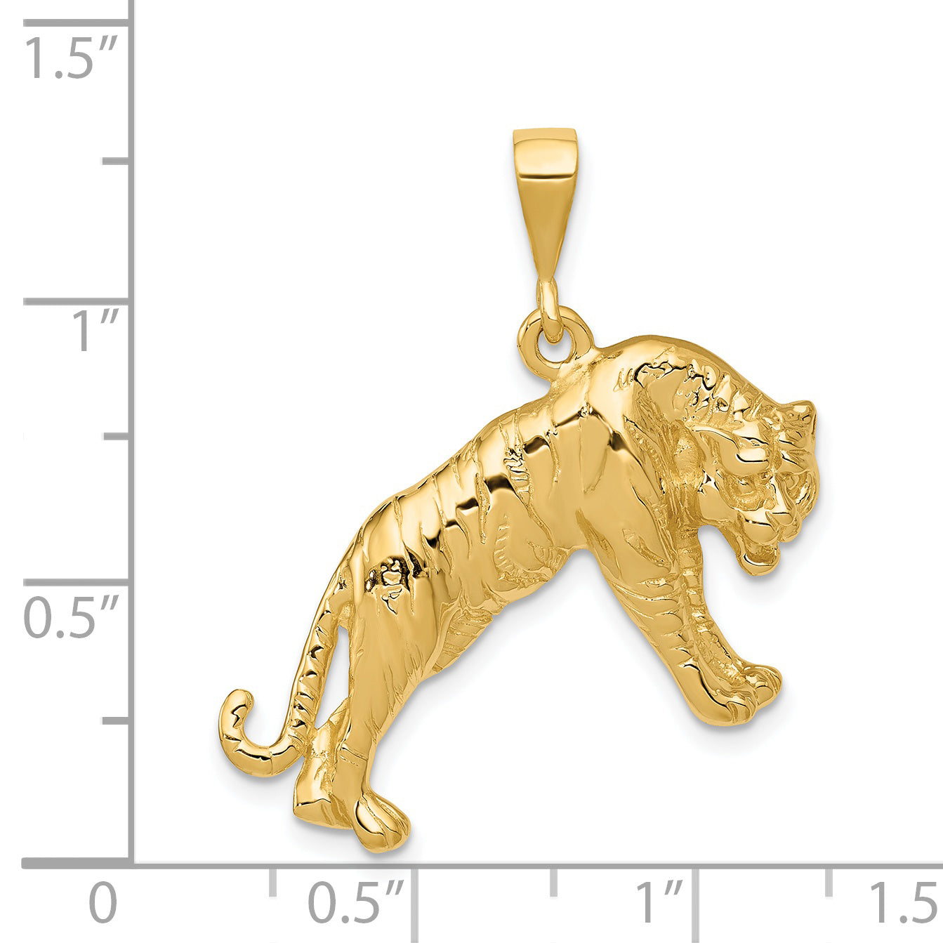 14k Tiger Charm C550