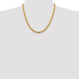 14K 26 inch 5.4mm Semi Solid Rope with Lobster Clasp Chain BC170