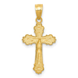 14k Small Crucifix Charm C3919