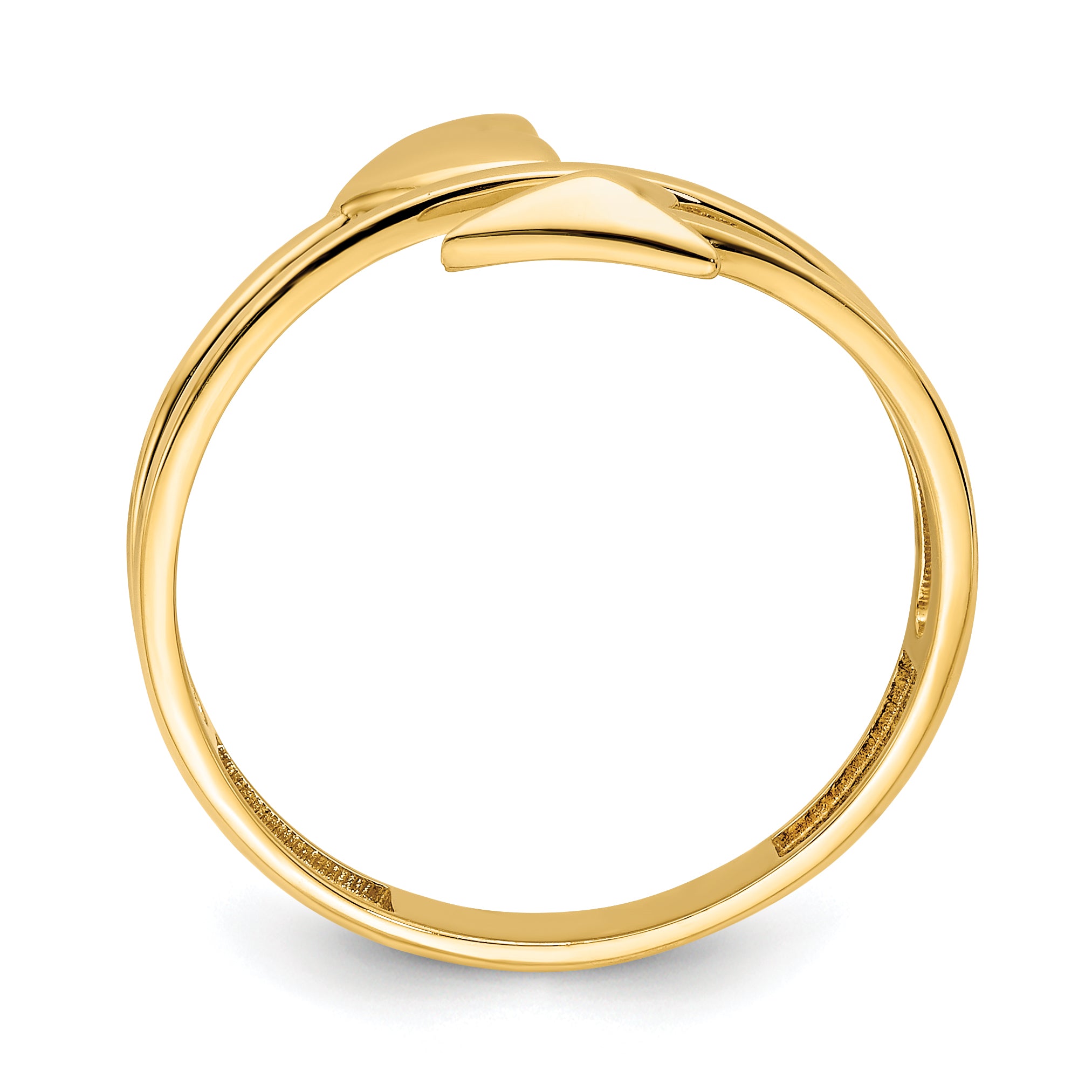14K Heart and Arrow Ring R653