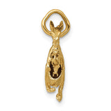 14k 3-D Kangaroo with Joey Charm A0309