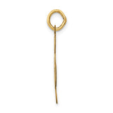 14k Polished Treble Clef Charm C3124