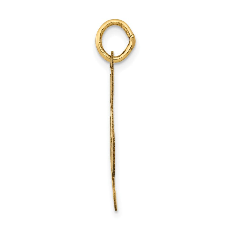 14k Polished Treble Clef Charm C3124