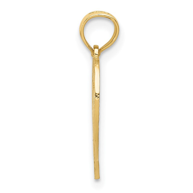 14k 60 Heart Pendant K2616