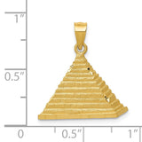 14k Pyramid Charm C1807