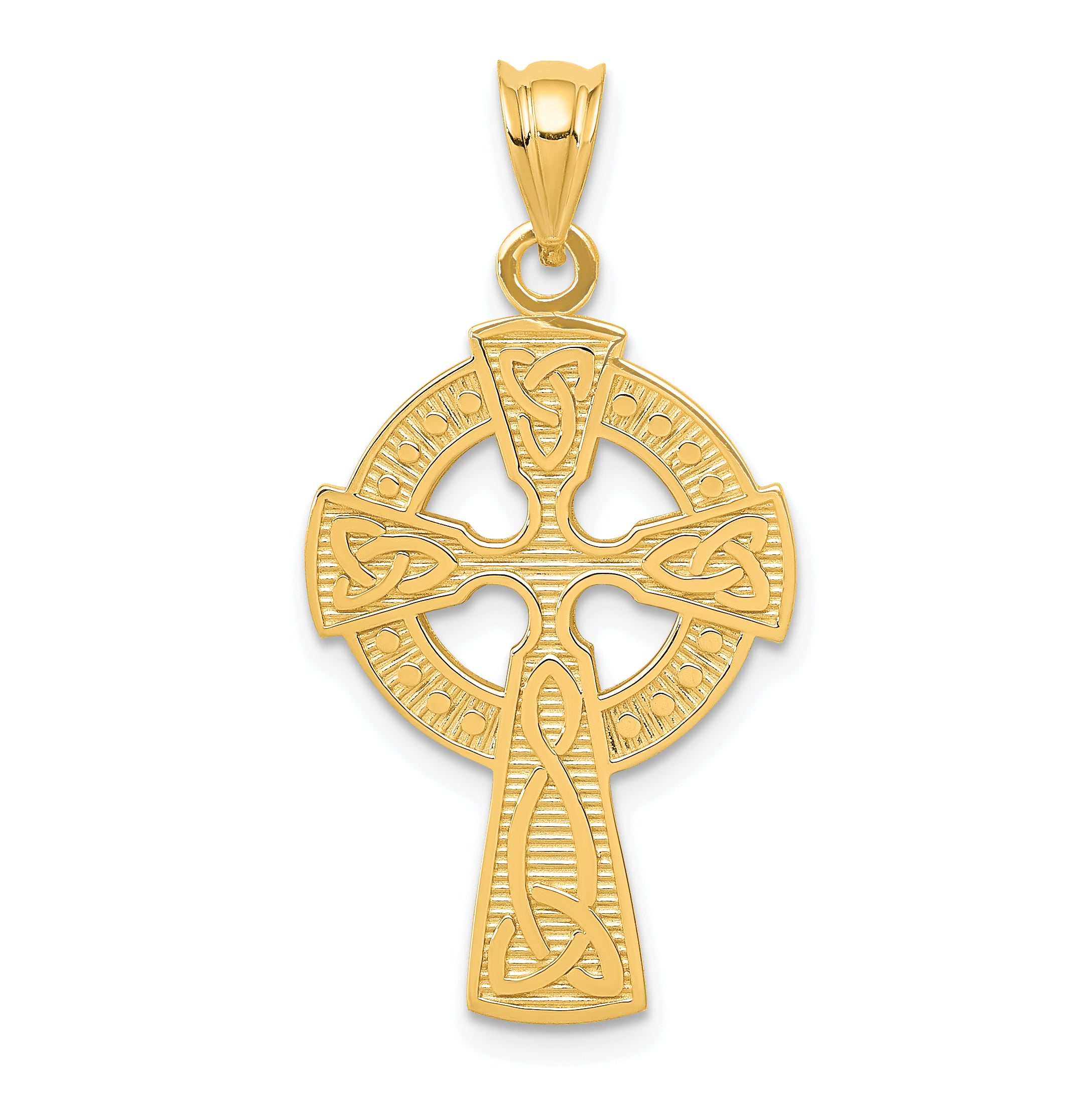 14k Celtic Cross Pendant C1942