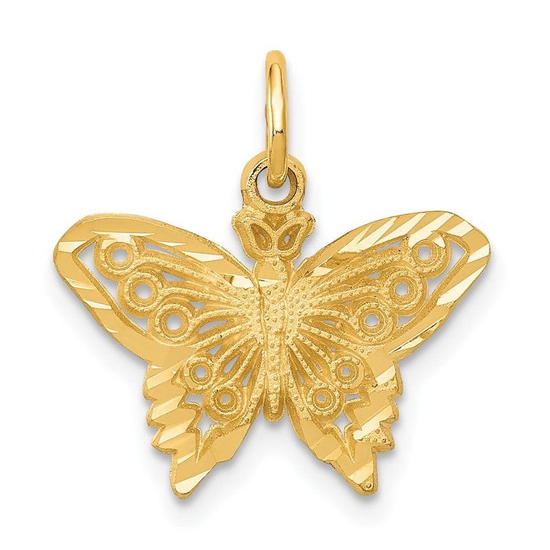 14k Butterfly Charm M658