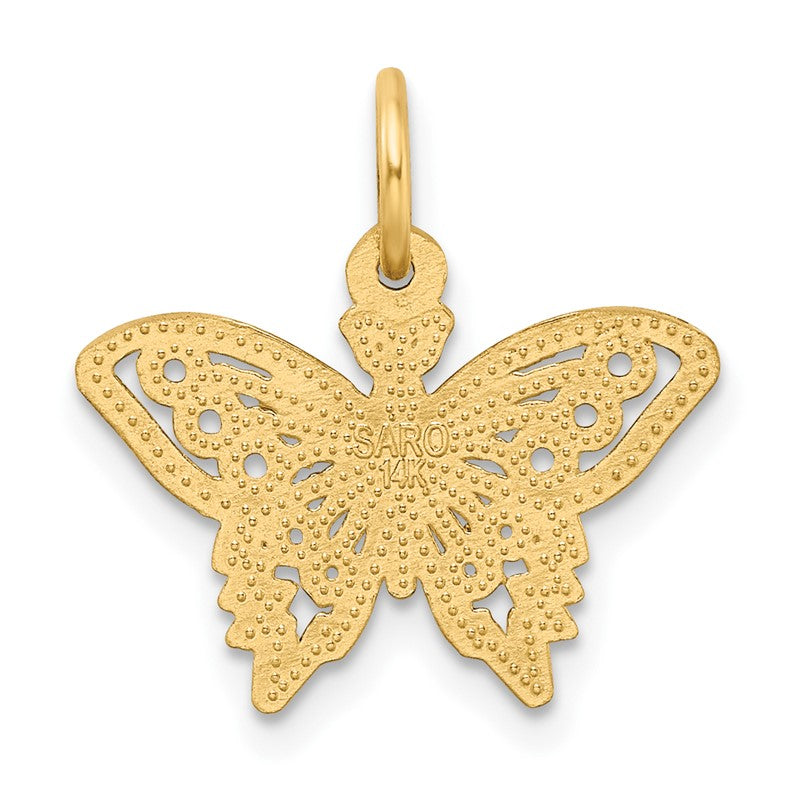 14k Butterfly Charm M658