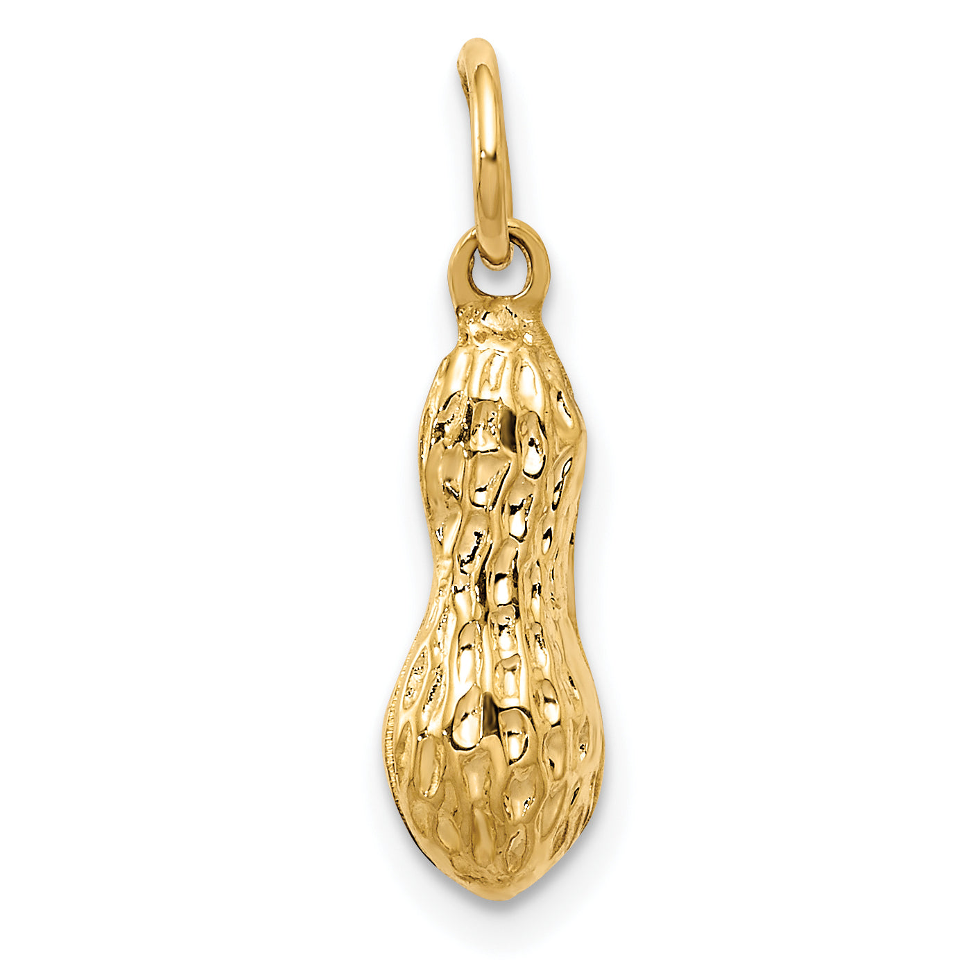 14k 3-D Peanut Charm A9347
