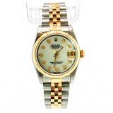 Lady's Rolex Datejust 31mm 68273 MOP Diamond Dial & Box