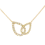 18K Yellow Gold Diamond Necklace (0.53 TWT, F/G SI)